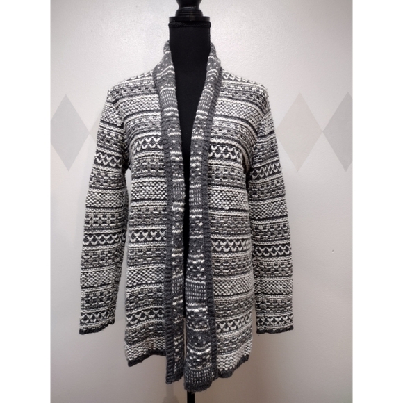 RuffHewn open front wool blend cardigan - Picture 1 of 10